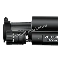 DNT ZULUS HD V2 5-20x на русском, с дальномером и баллистикой — объектив крупным планом