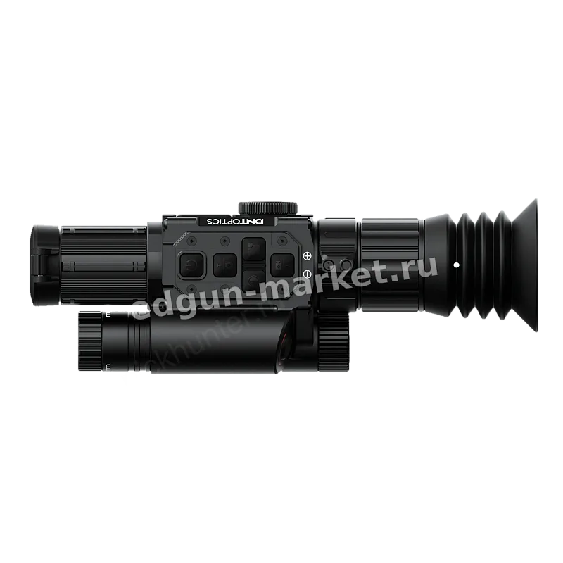 DNT ZULUS HD V2 5-20x на русском, с дальномером и баллистикой — вид сверху на органы управления