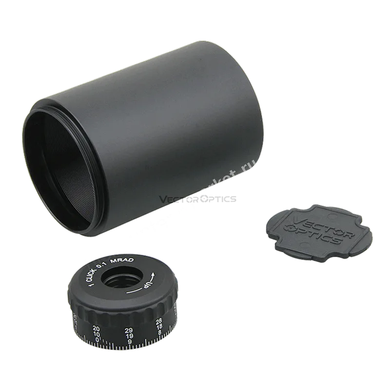 Съёмный барабан 0,1 MRAD и крышки прицела Continental x6 3-18x50