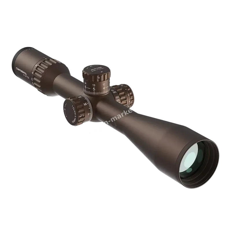 Профиль трубы сбоку оптического прицела Vector Optics Continental x6 4-24x50 Coyote FDE