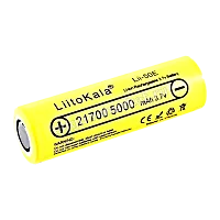 Аккумулятор 21700 LiitoKala Lii-50E 5000mAh (плоский контакт) — купить в Edgun Market