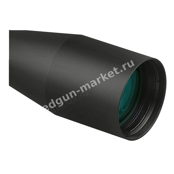 Объектив Discovery HD GEN2 4-24x50 вблизи — зелёное просветление линзы
