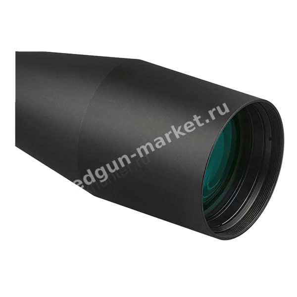 Объектив Discovery HD GEN2 4-24x50 вблизи — зелёное просветление линзы