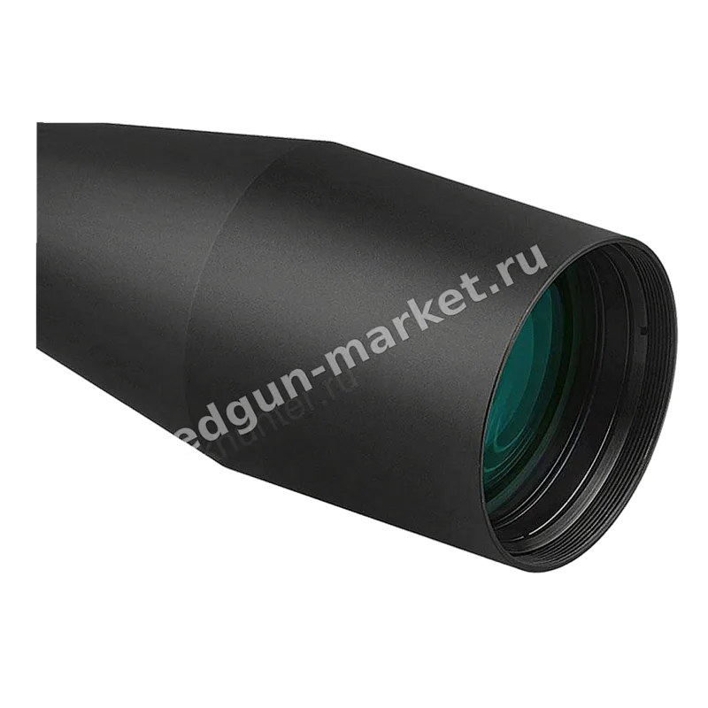 Объектив Discovery HD GEN2 4-24x50 вблизи — зелёное просветление линзы