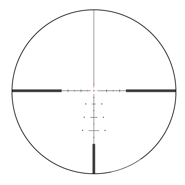 Прицельная сетка в поле зрения оптического прицела Vector Optics Continental x8 3-24x56 SFP