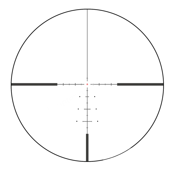 Прицельная сетка в поле зрения оптического прицела Vector Optics Continental x8 3-24x56 SFP