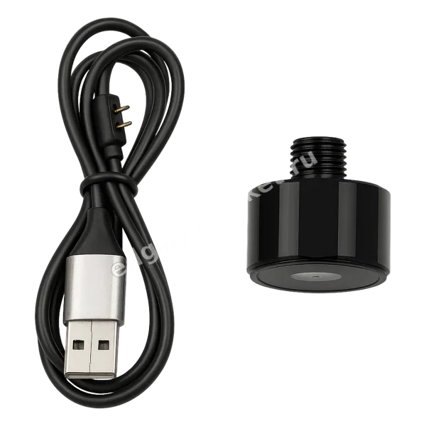 USB-кабель зарядки и корпус цифрового манометра отдельно
