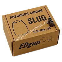 Edgun Slug 6.35 мм: коробка развёрнута логотипом к зрителю