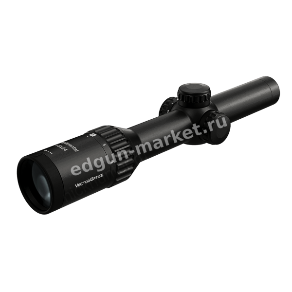 Профиль трубы сбоку оптического прицела Vector Optics Continental x6 1-6x24 SFP Fiber 30mm