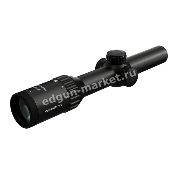 Профиль трубы сбоку оптического прицела Vector Optics Continental x6 1-6x24 SFP Fiber 30mm