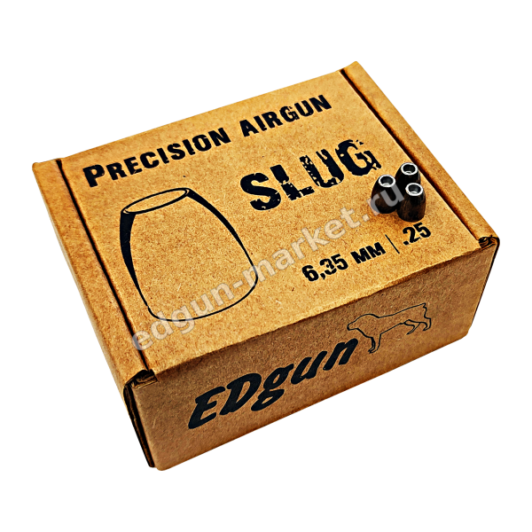 Пули Edgun Slug 6.35 мм 2.13 г (слаг) — купить в Edgun Market