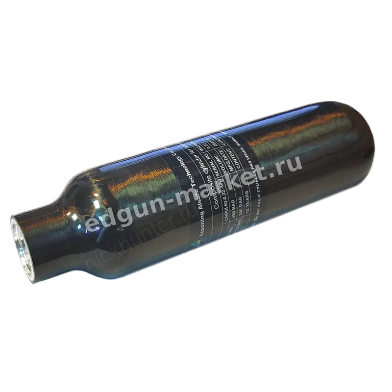 Колба высокого давления Alsafe 0,22 л 300 бар для EDgun Леший 2 — колба сбоку
