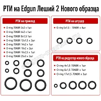 РТИ на Edgun Леший 2 Нового образца — фото исполнения, ремкомплект и РТИ для EDgun