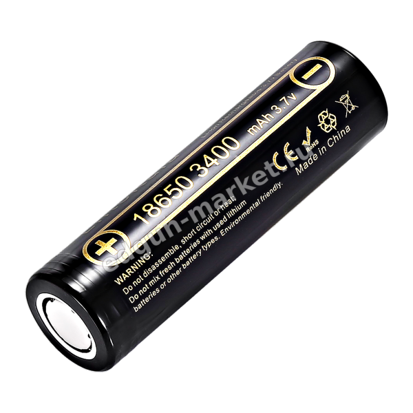 Аккумулятор 18650 LiitoKala Li-ion 3.7В 3400mAh до 10А — купить в Edgun Market