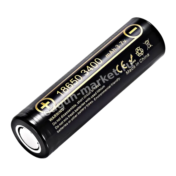 Аккумулятор 18650 LiitoKala Li-ion 3.7В 3400mAh до 10А — купить в Edgun Market