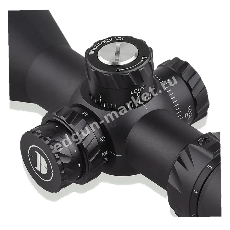 Барабаны Discovery HD GEN2 3-12x44 крупным планом со стопором