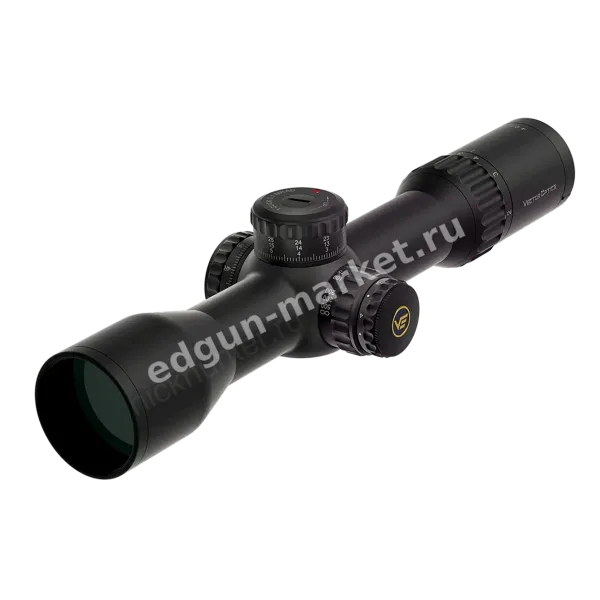 Профиль трубы сбоку оптического прицела Vector Optics Continental x6 2-12x44 RAR FFP 34мм
