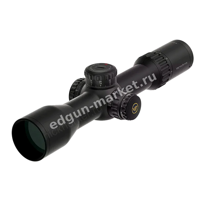 Профиль трубы сбоку оптического прицела Vector Optics Continental x6 2-12x44 RAR FFP 34мм