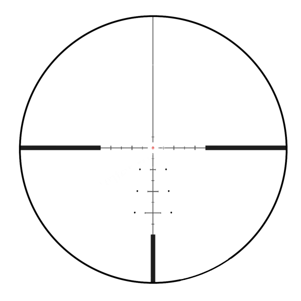 Прицельная сетка в поле зрения оптического прицела Vector Optics Continental x6 5-30x56 SFP