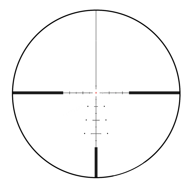 Прицельная сетка в поле зрения оптического прицела Vector Optics Continental x6 5-30x56 SFP