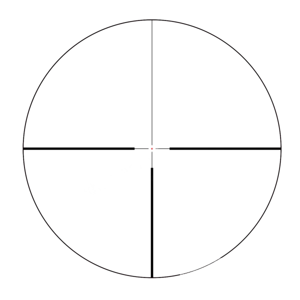 Прицельная сетка в поле зрения оптического прицела Vector Optics Continental x6 1-6x24 SFP FDE