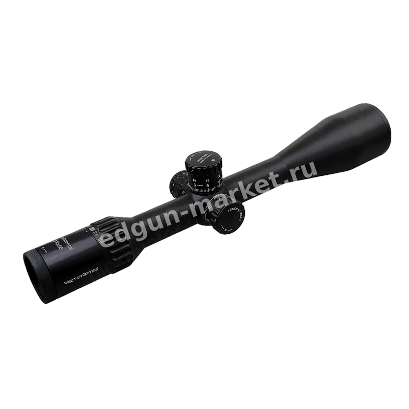 Профиль трубы сбоку оптического прицела Vector Optics Continental x6 5-30x56 SFP Tactical