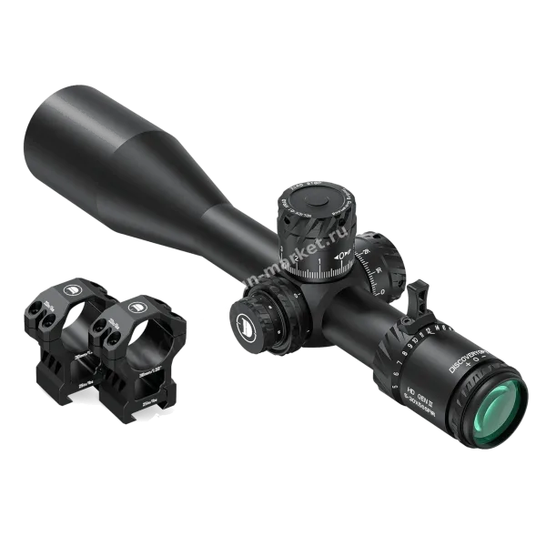 Профиль трубы сбоку оптического прицела Discovery HD GEN2 5-30x56 SFIR ZS (труба 34 мм)