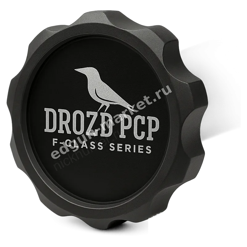 Маховик сошек Drozd PCP F-Class Series с логотипом бренда