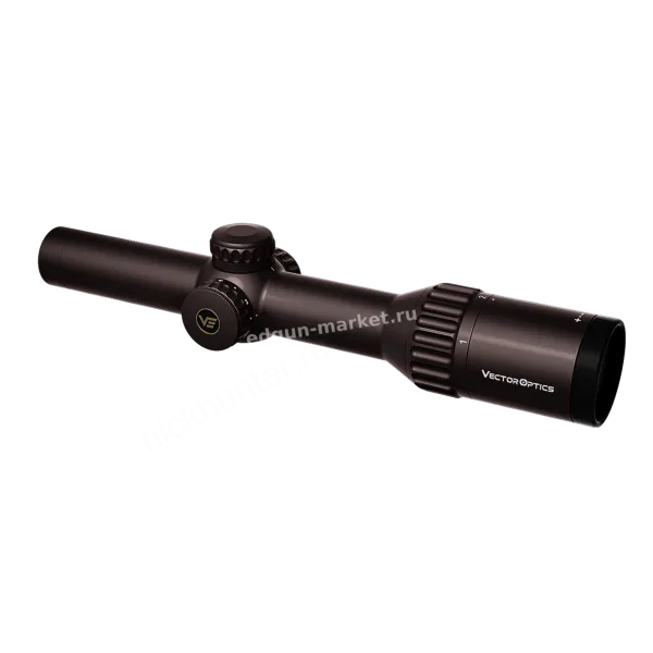Профиль трубы сбоку оптического прицела Vector Optics Continental x6 1-6x24 SFP FDE