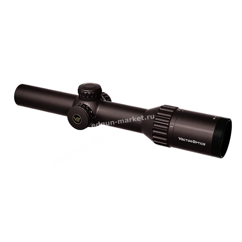 Профиль трубы сбоку оптического прицела Vector Optics Continental x6 1-6x24 Coyote FDE