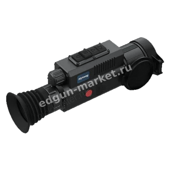 Sytong MM06-50 LRF в профиль — наглазник, клавиши и колесо фокуса