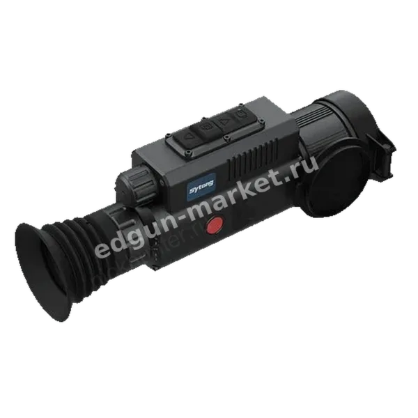 Sytong MM06-50 LRF в профиль — наглазник, клавиши и колесо фокуса