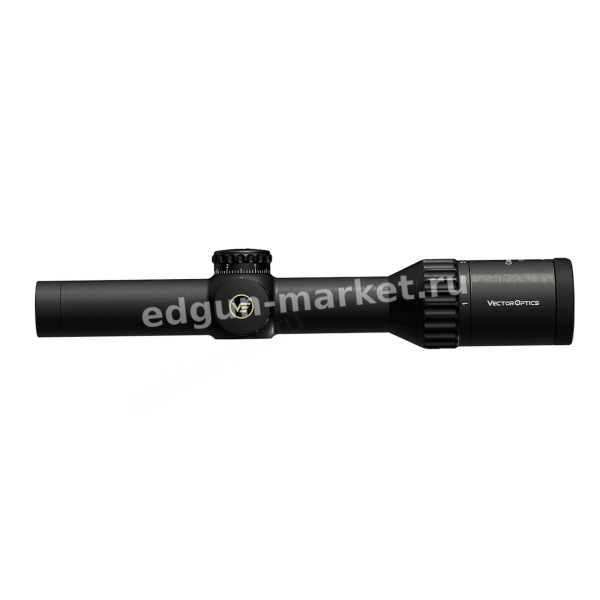 Профиль трубы сбоку оптического прицела Vector Optics Continental x6 1-6x24 Tactical LPVO