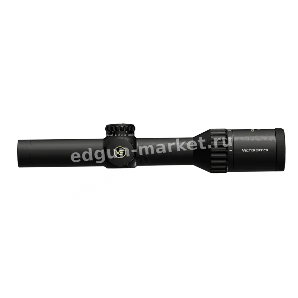 Профиль трубы сбоку оптического прицела Vector Optics Continental x6 1-6x24 Tactical LPVO