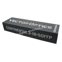 Упаковка производителя оптического прицела Vector Optics Continental x6 3-18x50 VCT FFP 34mm