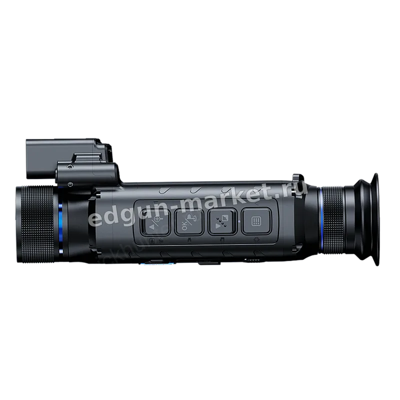 Вид с надетой крышкой объектива — тепловизионный монокуляр Pard Leopard 480 LRF (480×360, 25 мм)
