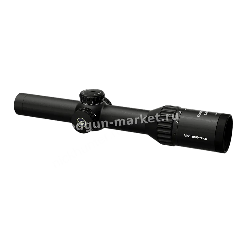 Профиль трубы сбоку оптического прицела Vector Optics Continental x6 1-6x24i SFP Tactical Fiber