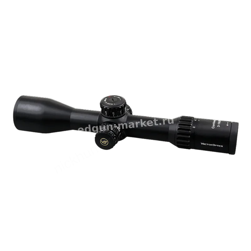 Профиль трубы сбоку оптического прицела Vector Optics Continental x6 3-18x50 FFP 34mm