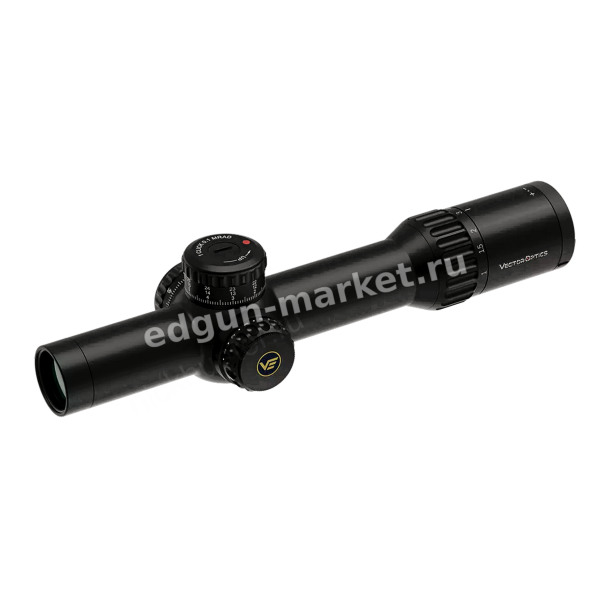 Профиль трубы сбоку оптического прицела Vector Optics Continental x10 1-10x28 ED FFP VET-CTR