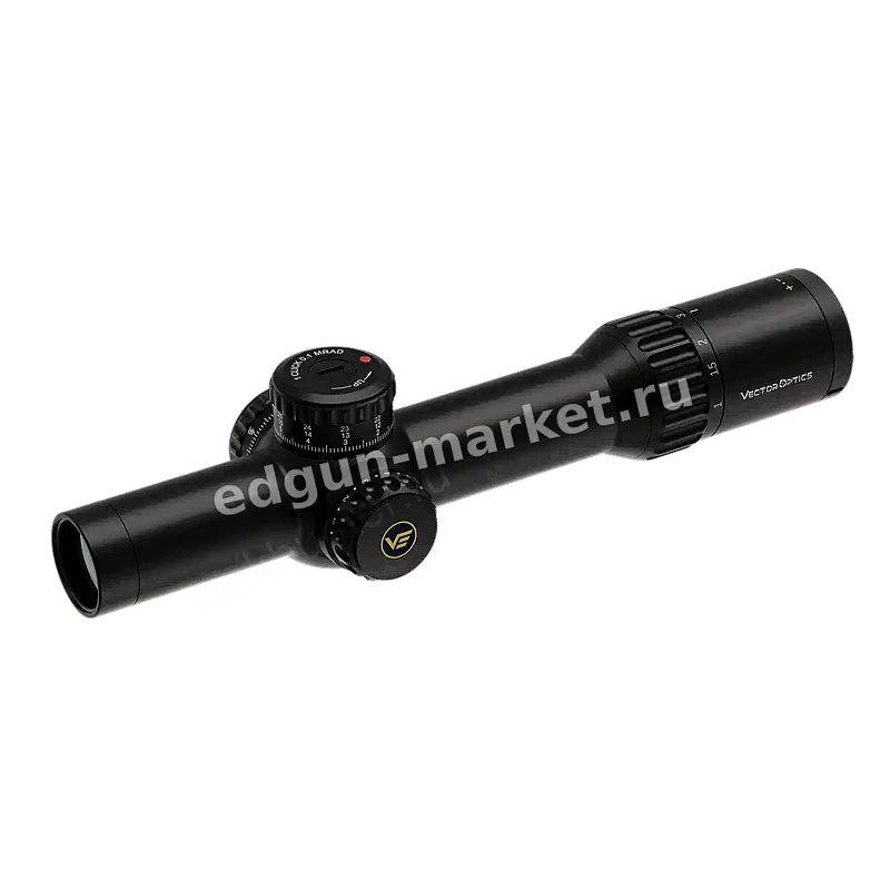 Профиль трубы сбоку оптического прицела Vector Optics Continental x10 1-10x28 ED FFP VET-CTR