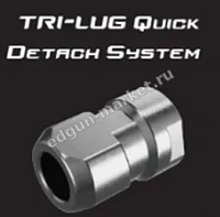 Гайка BEGEMOT TRI-LUG M14×1,25 на подложке системы быстрого съёма
