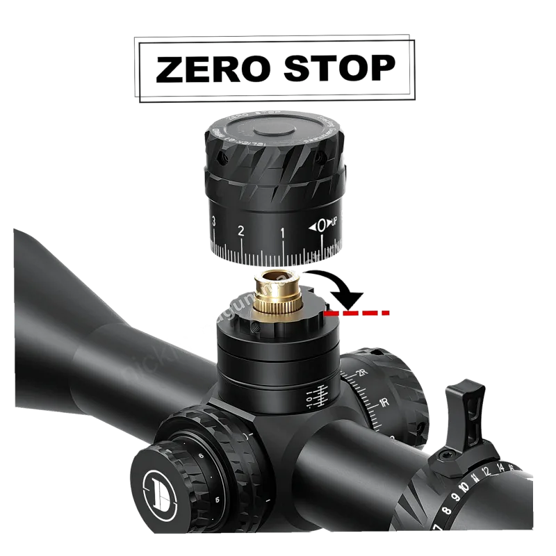 Zero Stop на Discovery HD GEN2 5-30x56 ZS: снятие верхнего барабана