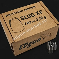 Коробка Slug XF 7.62 мм 3,13 г из крафт-картона с пулями рядом
