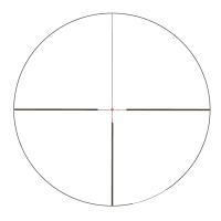 Прицельная сетка в поле зрения оптического прицела Vector Optics Continental x6 2.5-15x56 G4