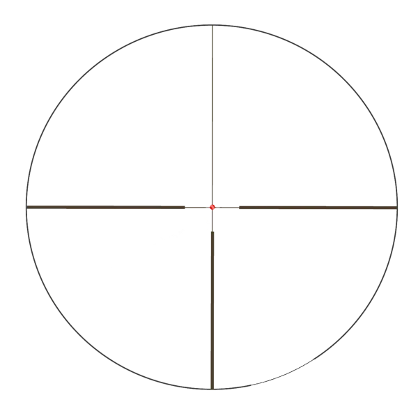 Прицельная сетка в поле зрения оптического прицела Vector Optics Continental x6 2.5-15x56 G4