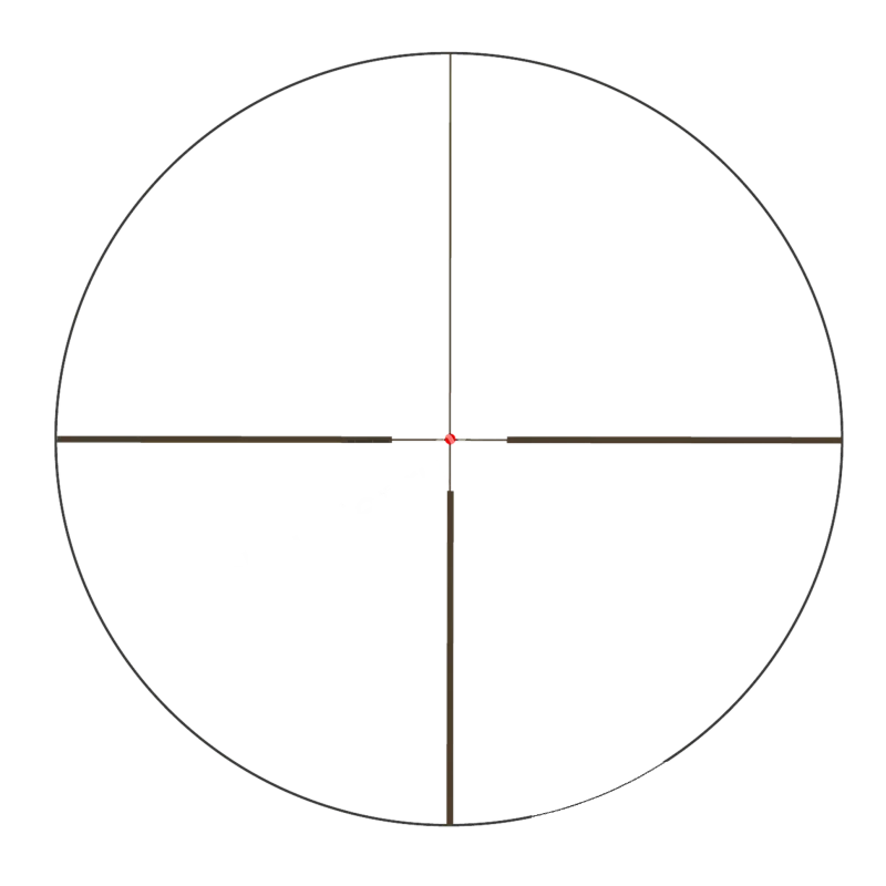 Прицельная сетка в поле зрения оптического прицела Vector Optics Continental x6 2.5-15x56 G4