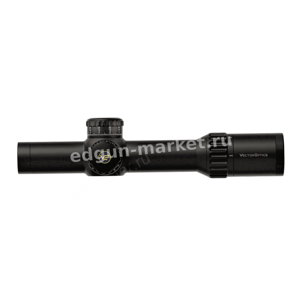 Профиль трубы сбоку оптического прицела Vector Optics Continental x10 1-10x28 ED RAR-C FFP 34mm