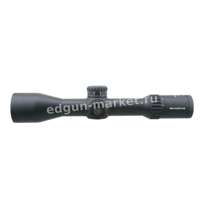 Профиль трубы сбоку оптического прицела Vector Optics Continental x6 3-18x50 VCT FFP 34mm