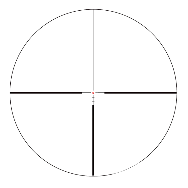 Прицельная сетка в поле зрения оптического прицела Vector Optics Continental x6 2-12x50 G4