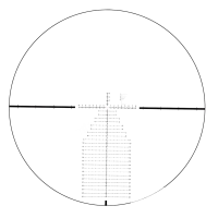 Прицельная сетка в поле зрения оптического прицела Vector Optics Continental x6 3-18x50 FFP 34mm